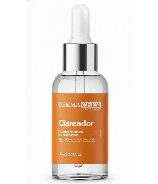 Sérum Aclarante DermaChem – Ácido Mandélico 1% + Niacinamida 5% | Anti-Manchas y Tono Uniforme (30 ml)